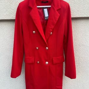 NastyGal Blazer Dress. Made in Italy